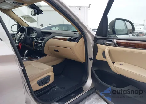 2017 BMW X3 xDrive35I из США, поврежденный, VIN 5UXWX7C52H0S20076